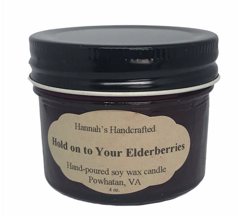 Hold on to Your Elderberries Soy Candle